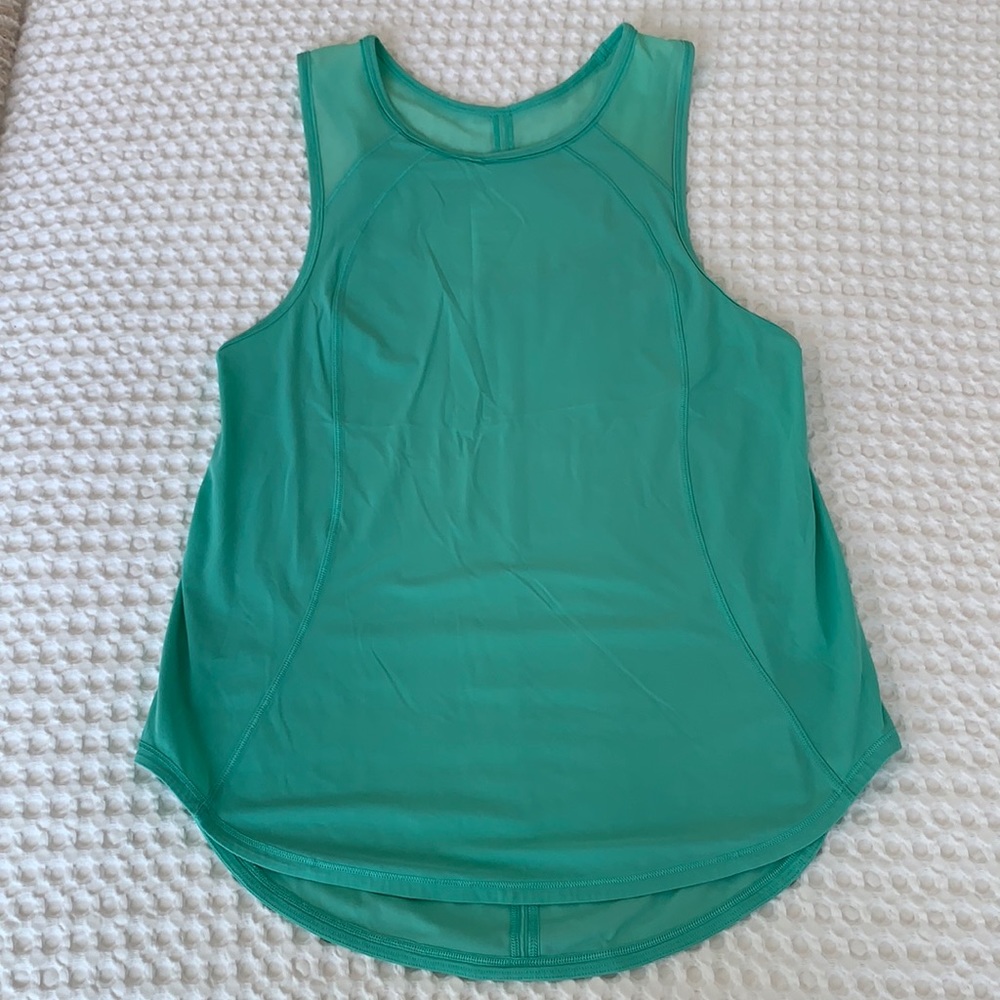 Lululemon Green Workout Tank